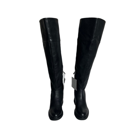 Franco Sarto Battina Wide Calf Leather Knee-High Boots - Picture 6 of 12